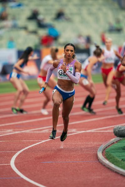 Laviai Nielsen (GBR) am 19.08.2022 bei den Leichtathletik-Europameisterschaften in Muenchen