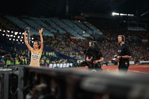 Hanna Klein (GER) am 19.08.2022 bei den Leichtathletik-Europameisterschaften in Muenchen