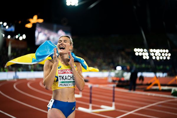 Viktoriya Tkachuk (UKR) am 19.08.2022 bei den Leichtathletik-Europameisterschaften in Muenchen