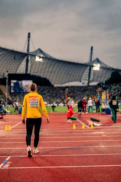 Annika Marie Fuchs (GER) am 20.08.2022 bei den Leichtathletik-Europameisterschaften in Muenchen