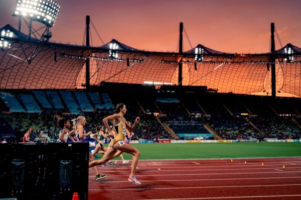 Christina Hering (GER) im 800m Finale am 20.08.2022 bei den Leichtathletik-Europameisterschaften in Muenchen