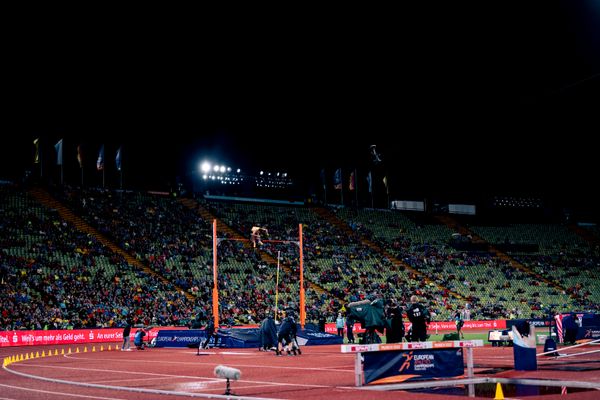 Armand Duplantis (SWE) am 20.08.2022 bei den Leichtathletik-Europameisterschaften in Muenchen