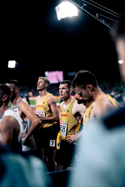 Manuel Sanders (GER), Marc Koch (GER) am 20.08.2022 bei den Leichtathletik-Europameisterschaften in Muenchen