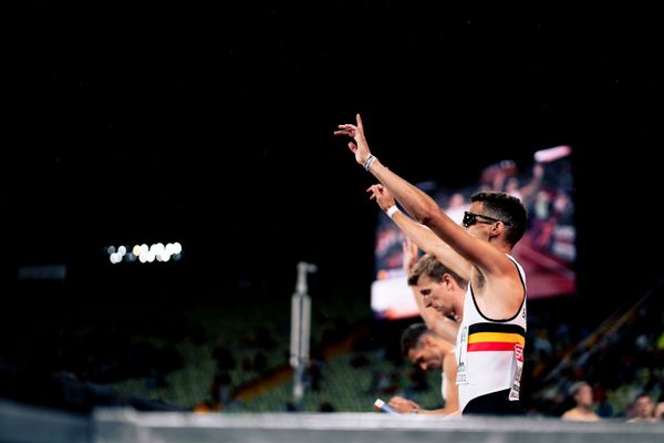 Kevin Borlee (BEL) am 20.08.2022 bei den Leichtathletik-Europameisterschaften in Muenchen