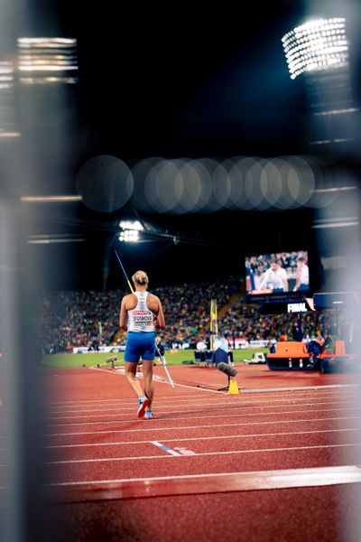 Barbora Spotakova (CZE) beim Speerwurf am 20.08.2022 bei den Leichtathletik-Europameisterschaften in Muenchen