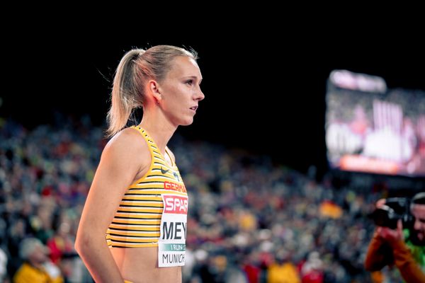 Lea Meyer (GER) am 20.08.2022 bei den Leichtathletik-Europameisterschaften in Muenchen