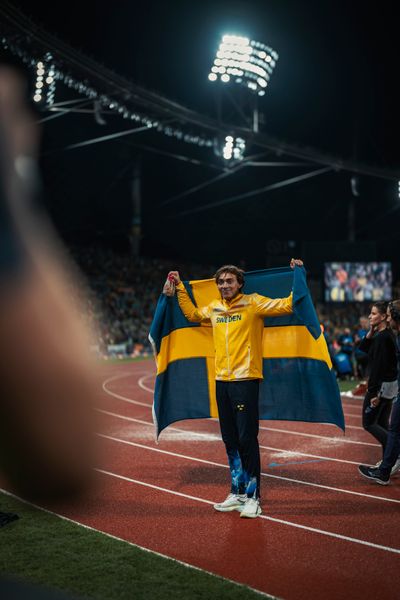 Armand Duplantis (SWE) am 20.08.2022 bei den Leichtathletik-Europameisterschaften in Muenchen