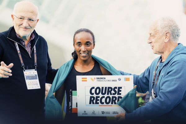 Siegerin der Frauen Amane Beriso Shankule (ETH) am 04.12.2022 beim 42th Valencia Marathon Trinidad Alfonso 2022