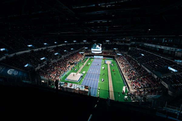 Der PSD Bank Dome am 29.01.2023 beim ISTAF Indoor im PSD Bank Dome in Duesseldorf