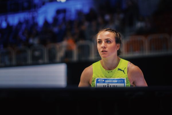 Annik Kälin (SUI) beim Weitsprung am 29.01.2023 beim ISTAF Indoor im PSD Bank Dome in Duesseldorf