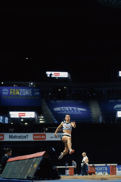 Milica Gardasevic (SRB) am 29.01.2023 beim ISTAF Indoor im PSD Bank Dome in Duesseldorf