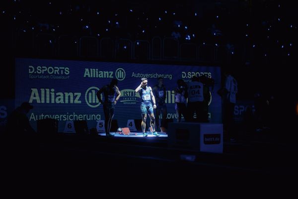 Yannick Wolf (GER) im 60m Lauf am 29.01.2023 beim ISTAF Indoor im PSD Bank Dome in Duesseldorf