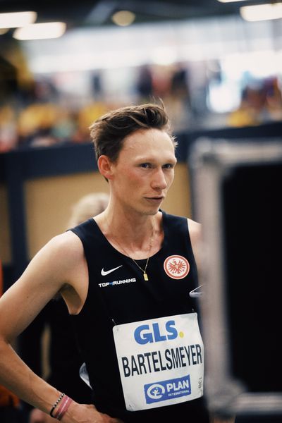 Amos Bartelsmeyer (Eintracht Frankfurt e.V.) bei den Deutschen Leichtathletik-Hallenmeisterschaften am 18.02.2023 in der Helmut-Koernig-Halle in Dortmund