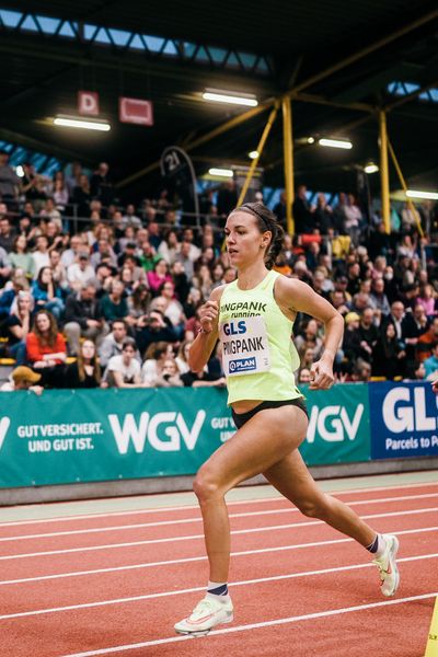 Svenja Pingpank (Hannover Athletics) bei den Deutschen Leichtathletik-Hallenmeisterschaften am 18.02.2023 in der Helmut-Koernig-Halle in Dortmund