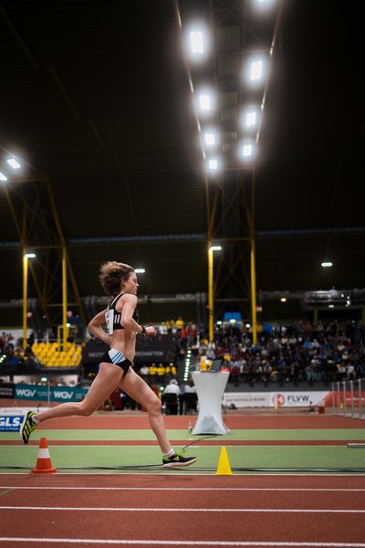 Alina Reh (SCC Berlin) bei den Deutschen Leichtathletik-Hallenmeisterschaften am 18.02.2023 in der Helmut-Koernig-Halle in Dortmund