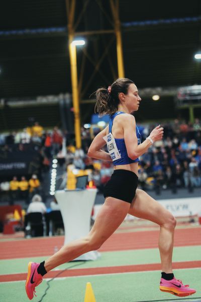 Hanna Klein (LAV Stadtwerke Tuebingen) bei den Deutschen Leichtathletik-Hallenmeisterschaften am 18.02.2023 in der Helmut-Koernig-Halle in Dortmund