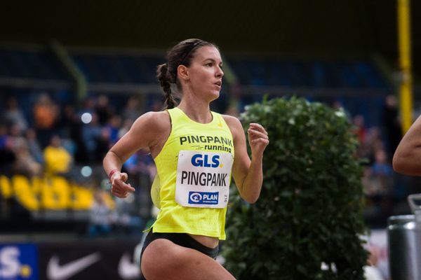 Svenja Pingpank (Hannover Athletics) bei den Deutschen Leichtathletik-Hallenmeisterschaften am 18.02.2023 in der Helmut-Koernig-Halle in Dortmund