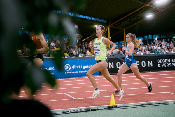 Svenja Pingpank (Hannover Athletics) bei den Deutschen Leichtathletik-Hallenmeisterschaften am 18.02.2023 in der Helmut-Koernig-Halle in Dortmund