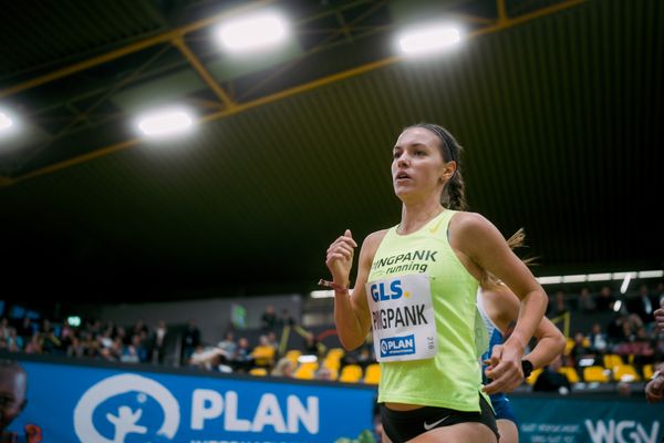 Svenja Pingpank (Hannover Athletics) bei den Deutschen Leichtathletik-Hallenmeisterschaften am 18.02.2023 in der Helmut-Koernig-Halle in Dortmund