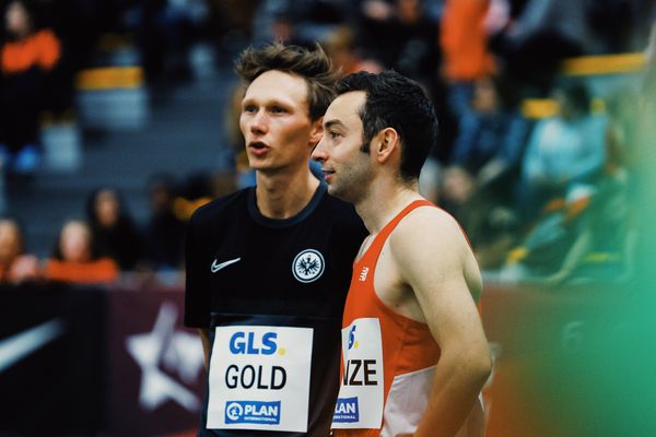 Maximilian Thorwirth (SFD 75 Duesseldorf-Sued) bei den Deutschen Leichtathletik-Hallenmeisterschaften am 19.02.2023 in der Helmut-Koernig-Halle in Dortmund