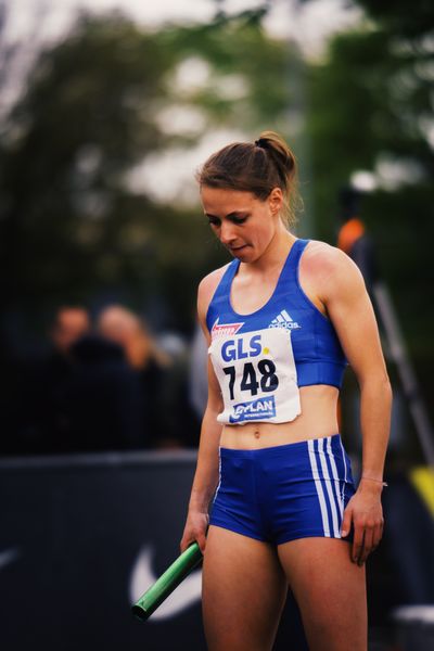 Melanie Boehm (VfL Sindelfingen) am 29.04.2023 bei den deutschen Meisterschaften Langstaffel in Bietigheim-Bissingen