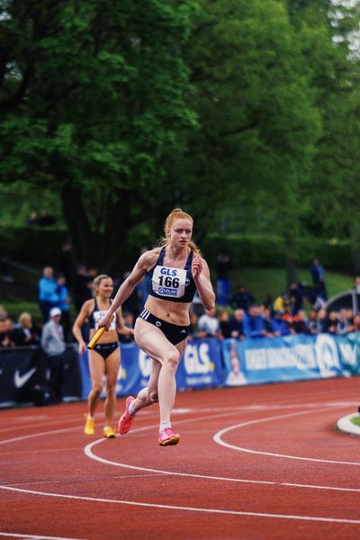 Skadi Schier (SCC Berlin) am 29.04.2023 bei den deutschen Meisterschaften Langstaffel in Bietigheim-Bissingen