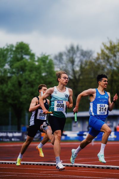 Kai Englmann (Eintracht Hildesheim) am 29.04.2023 bei den deutschen Meisterschaften Langstaffel in Bietigheim-Bissingen