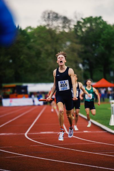 Nico Hoernke (StG Duesseldorf) am 29.04.2023 bei den deutschen Meisterschaften Langstaffel in Bietigheim-Bissingen