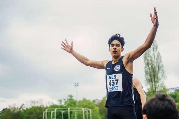Alexander Maennel (StG Duesseldorf) am 29.04.2023 bei den deutschen Meisterschaften Langstaffel in Bietigheim-Bissingen