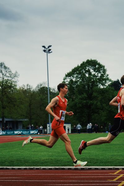 Steffen Riestenpatt (TSV Bayer 04 Leverkusen) am 29.04.2023 bei den deutschen Meisterschaften Langstaffel in Bietigheim-Bissingen