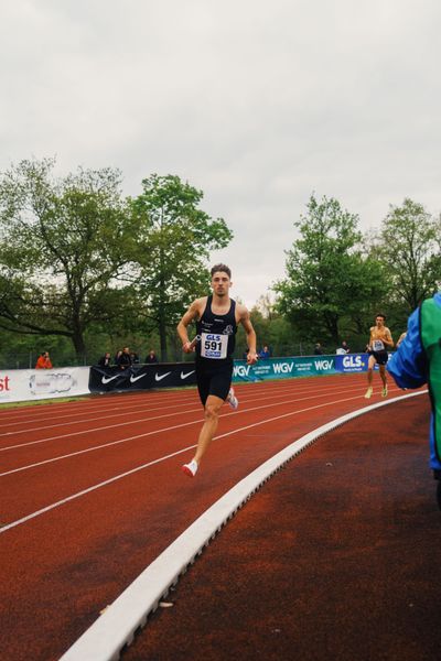 Oliver Kreisel (SC DHfK Leipzig e.V.) am 29.04.2023 bei den deutschen Meisterschaften Langstaffel in Bietigheim-Bissingen