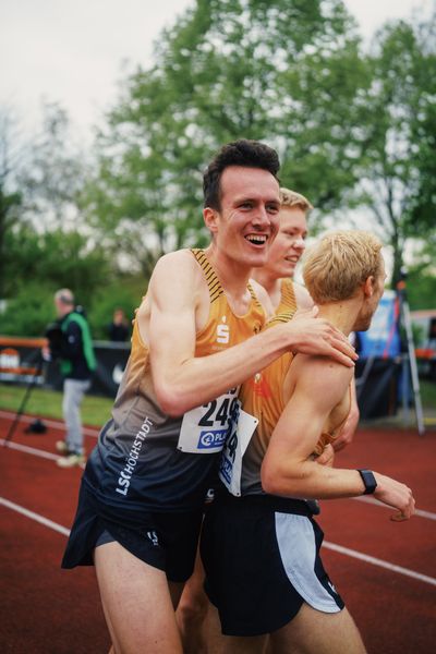 Niklas Buchholz (LSC Hoechstadt/Aisch) am 29.04.2023 bei den deutschen Meisterschaften Langstaffel in Bietigheim-Bissingen