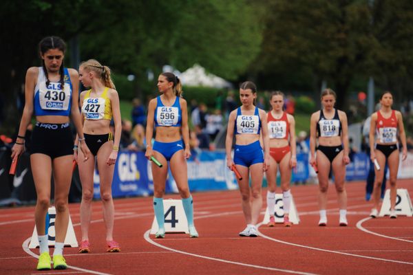 Start mit Paula Terhorst (VfL Loeningen) am 29.04.2023 bei den deutschen Meisterschaften Langstaffel in Bietigheim-Bissingen