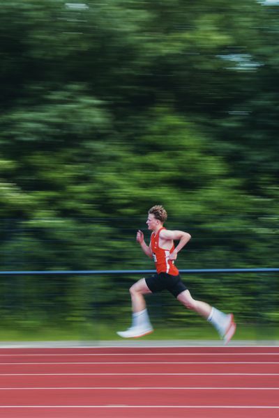Tammo Doerner (LG Olympia Dortmund) am 07.06.2023 beim Jump n Run Meeting im Stadion Dortmund-Hacheney in Dortmund