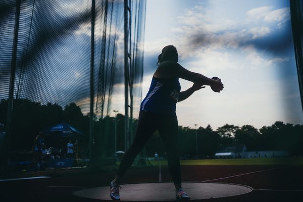 Julia Ritter (TV Wattenscheid 01) am 07.06.2023 beim Jump n Run Meeting im Stadion Dortmund-Hacheney in Dortmund