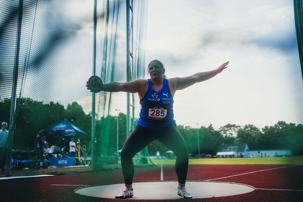 Julia Ritter (TV Wattenscheid 01) am 07.06.2023 beim Jump n Run Meeting im Stadion Dortmund-Hacheney in Dortmund