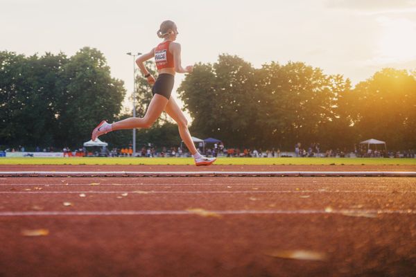 am 07.06.2023 beim Jump n Run Meeting im Stadion Dortmund-Hacheney in Dortmund