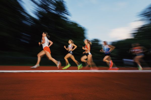 Ann-Christin Opitz (SC Melle 03) am 07.06.2023 beim Jump n Run Meeting im Stadion Dortmund-Hacheney in Dortmund