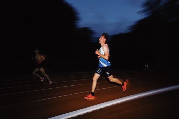 Jonas Kulgemeyer (OTB Osnabrueck) 07.06.2023 beim Jump n Run Meeting im Stadion Dortmund-Hacheney in Dortmund