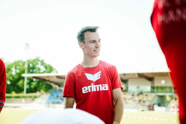 Florian Kroll (LG Osnabrueck) am 11.06.2023 waehrend den NLV + BLV U20/U16 Landesmeisterschaften im Stadion Berliner Ring in Verden