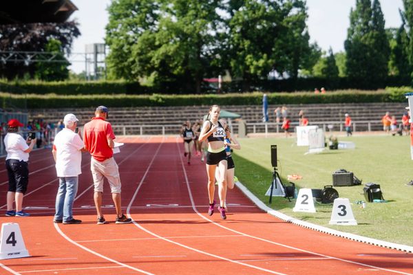 Franka Windmoeller (LG Neustadt Nord) am 11.06.2023 waehrend den NLV + BLV U20/U16 Landesmeisterschaften im Stadion Berliner Ring in Verden