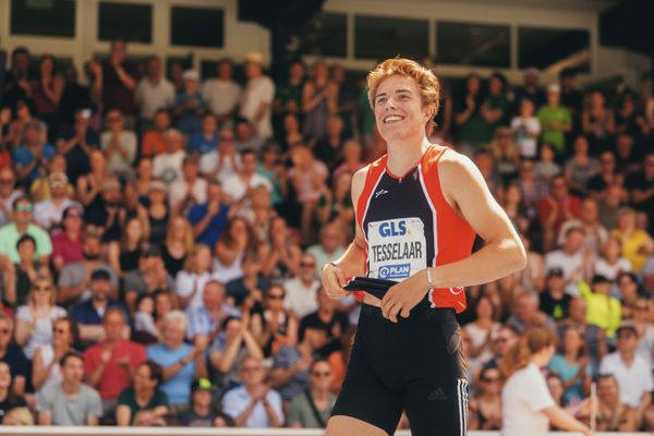 Jeff Tesselaar (NED / Niederlande) im Weitsprung am 17.06.2023 beim Stadtwerke Ratingen Mehrkampf-Meeting im Stadion am Stadionring in Ratingen