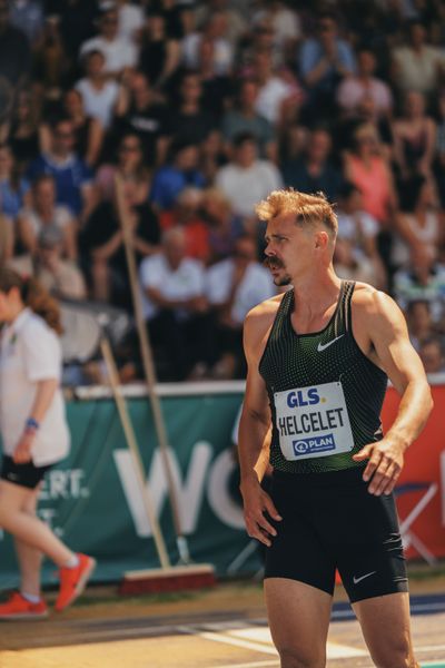 Adam Sebastian Helcelet (CZE/Tschechien) im Weitsprung am 17.06.2023 beim Stadtwerke Ratingen Mehrkampf-Meeting im Stadion am Stadionring in Ratingen