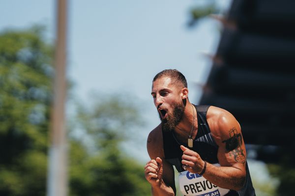 Arthur Prevost (FRA/Frankreich) im Weitsprung am 17.06.2023 beim Stadtwerke Ratingen Mehrkampf-Meeting im Stadion am Stadionring in Ratingen