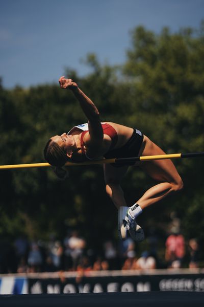 Vanessa Grimm (GER/Koenigsteiner LV) im Hochsprung am 17.06.2023 beim Stadtwerke Ratingen Mehrkampf-Meeting im Stadion am Stadionring in Ratingen