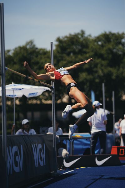 Vanessa Grimm (GER/Koenigsteiner LV) im Hochsprung am 17.06.2023 beim Stadtwerke Ratingen Mehrkampf-Meeting im Stadion am Stadionring in Ratingen