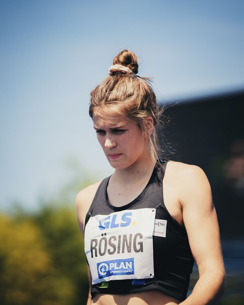 Mareike Roesing (GER/USC Mainz) im Hochsprung am 17.06.2023 beim Stadtwerke Ratingen Mehrkampf-Meeting im Stadion am Stadionring in Ratingen