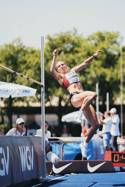 Vanessa Grimm (GER/Koenigsteiner LV) im Hochsprung am 17.06.2023 beim Stadtwerke Ratingen Mehrkampf-Meeting im Stadion am Stadionring in Ratingen