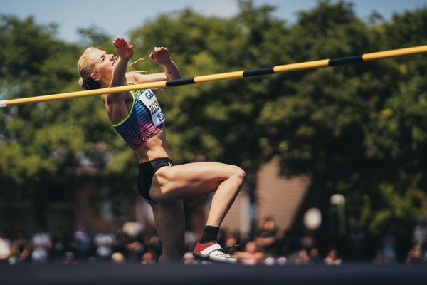 Marijke Esselink (NED/Niederlande) im Hochsprung am 17.06.2023 beim Stadtwerke Ratingen Mehrkampf-Meeting im Stadion am Stadionring in Ratingen