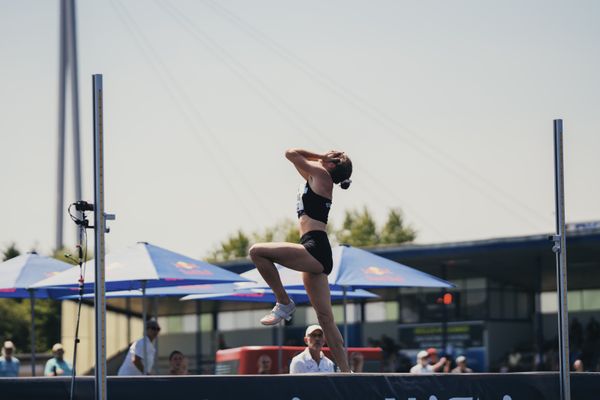 Mareike Roesing (GER/USC Mainz) im Hochsprung am 17.06.2023 beim Stadtwerke Ratingen Mehrkampf-Meeting im Stadion am Stadionring in Ratingen